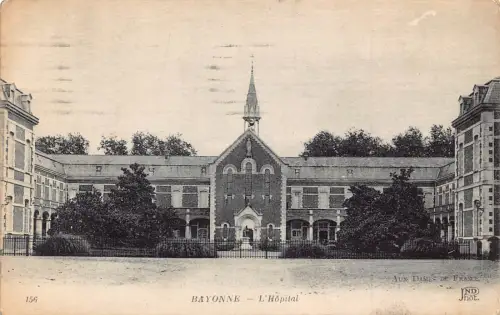 C062 Frankreich Bayonne L'Hopital Vintage Postkarte