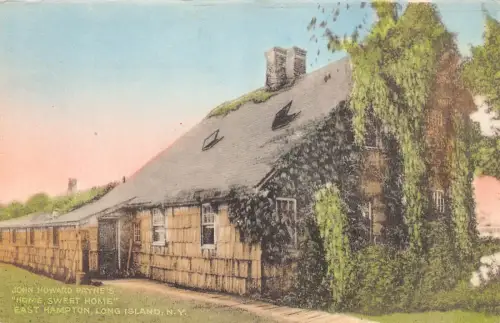 A988 US John Howard Payne's Home Long Island New York East Hampton Postkarte