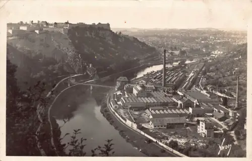 C059 Frankreich Besancon vue sur la Citadelle 1938 Vintage Postkarte