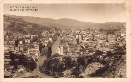 A959 Bosnien und Herzegowina Sarajevo 1930 Naklada Papirnica Altarac Postkarte