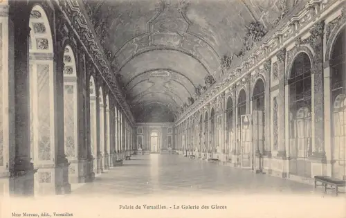 C062 Frankreich Palais de Versailles La Galerie des Glaces Vintage Postkarte