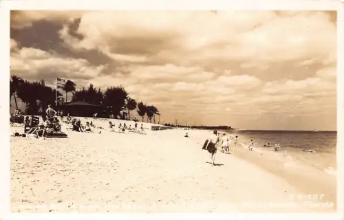 A968 US Delray Beach Florida RPPC Vintage Postkarte