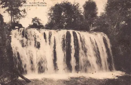 C063 Frankreich St Nectarie Cascade du Saillant Vintage Postkarte