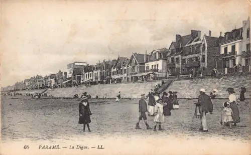 C070 Frankreich Parame La Digue Vintage Postkarte