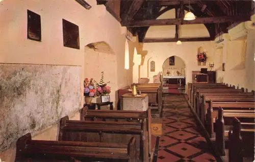 A981 Wales St Lawrence Church Gumfreston Tenby Postkarte