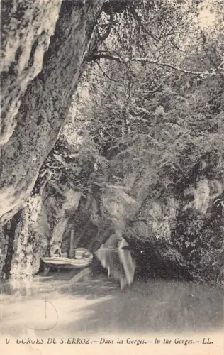 C076 Frankreich Gorges du Sierroz Vintage Postkarte