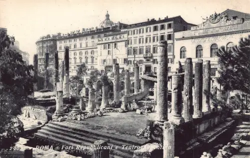 C079 Italien Roma Fori Repubblicani Vintage Postkarte