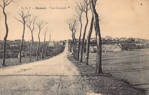 C049 Frankreich Samer Vue Generale Vintage Postkarte