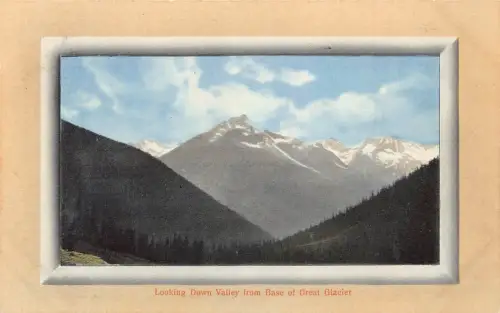 A963 Kanada Blick nach unten Valley Passepartout Private Postkarte Postkarte