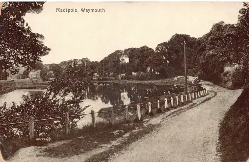 A943 England 1916 Radipole Weymouth Vintage Postkarte