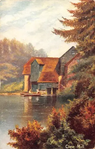 A943 England 1905 Cleve Mill Vintage Postkarte