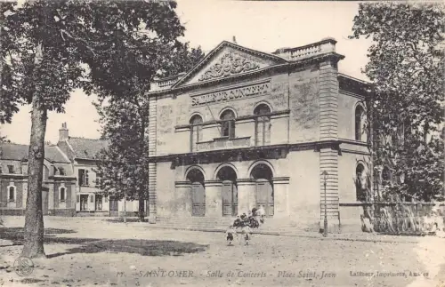 C069 Frankreich Saint Omer Salle de Concerts Place Saint Jean Vintage Postkarte