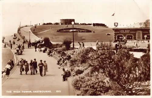 A943 England 1953 Wish Tower Eastbourne RPPC Vintage Postkarte