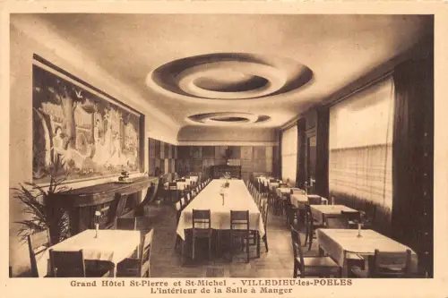 C069 Frankreich Grand Hotel St Pierre et St Michel Vintage Postkarte