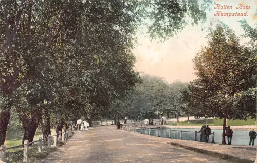 A948 England 1905 Rotten Row Hampstead Vintage Postkarte