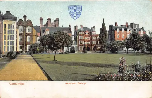 A947 England Cambridge Newnham College Vintage Postkarte