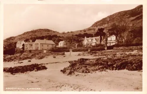 A952 Schottland Roughfirth Kippford RPPC Vintage Postkarte