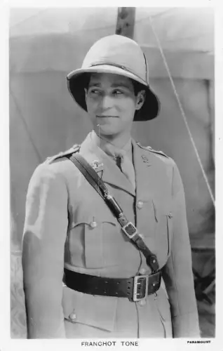 Schauspieler Filmstar Franchot Tone Picturegoer Serie RPPC Postkarte