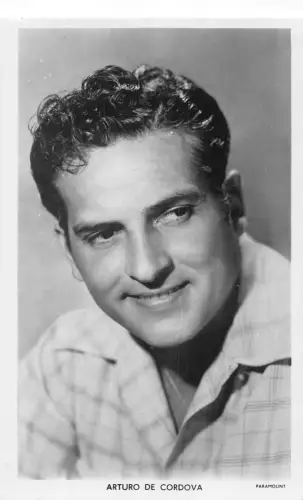 Schauspieler Filmstar Arturo de Cordova Picturegoer Serie RPPC Postkarte