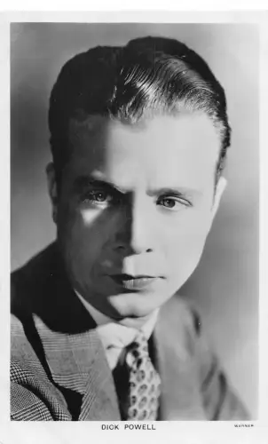 Schauspieler Filmstar Dick Powell Picturegoer Serie RPPC Postkarte