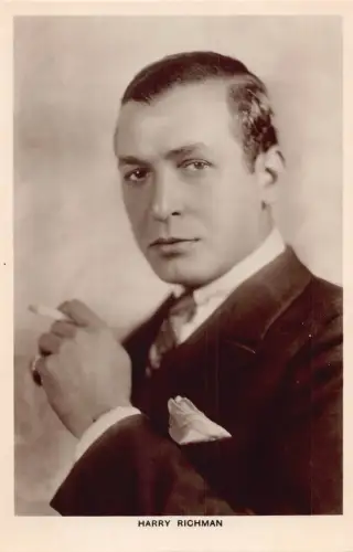 Schauspieler Filmstar Harry Richman Picturegoer Serie RPPC Postkarte