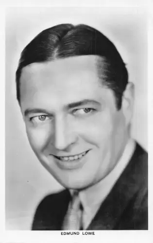 Schauspieler Filmstar Edmund Lowe Picturegoer Serie RPPC Postkarte