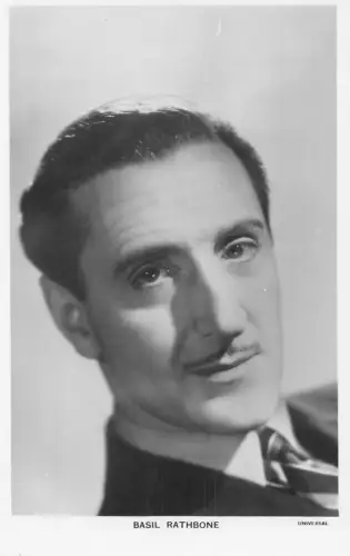 Schauspieler Filmstar Basil Rathbone Picturegoer Serie RPPC Postkarte
