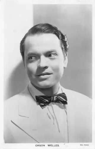 Schauspieler Filmstar Orson Welles Picturegoer Serie RPPC Postkarte