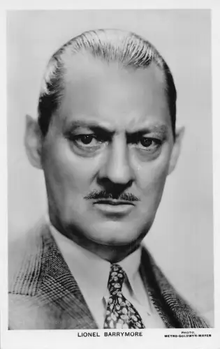 Schauspieler Filmstar Lionel Barrymore Picturegoer Serie RPPC Postkarte