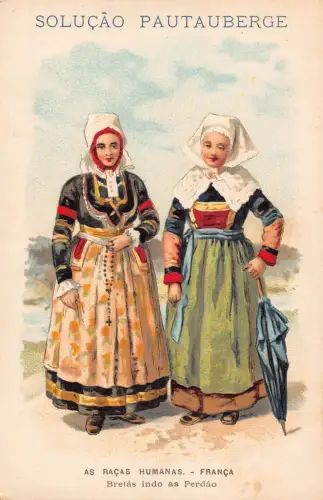 L520 Solucao Pautauberge Bretas Indo als Perdao Werbung Vintage Postkarte