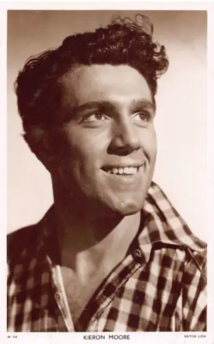 Schauspieler Filmstar Kieron Moore Picturegoer Serie RPPC Postkarte