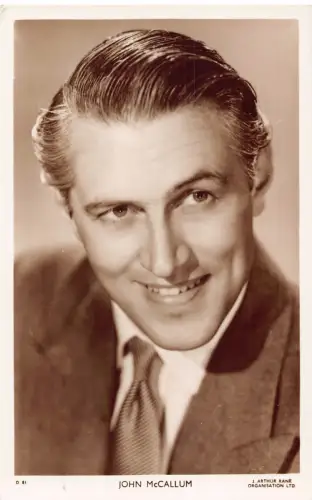 Schauspieler Filmstar John McCallum Picturegoer Serie RPPC Postkarte