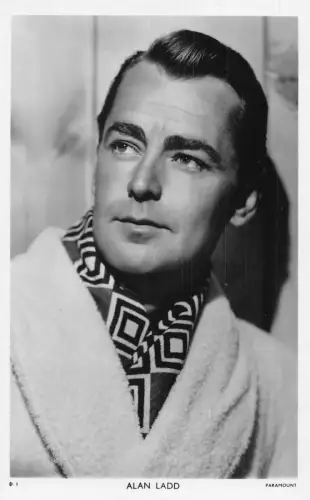 Schauspieler Filmstar Alan Ladd Picturegoer Serie RPPC Postkarte