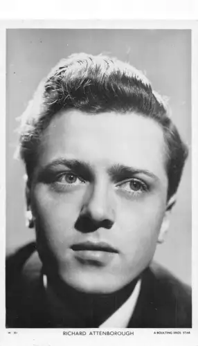 Schauspieler Filmstar Richard Attenborough Picturegoer Serie RPPC Postkarte
