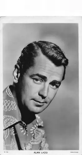 Schauspieler Filmstar Alan Ladd Picturegoer Serie RPPC Postkarte