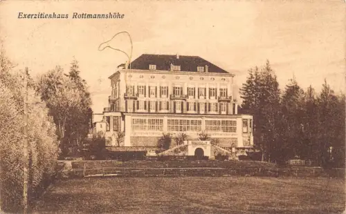 A107 Deutschland 1922 Exerzitienhaus Rottmannshöhe Haus Vintage Postkarte