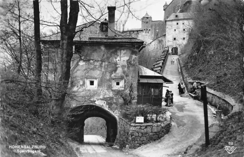 Österreich Hohensalzburg Sparrbogen RPPC Vintage Postkarte