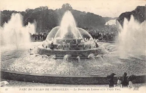 Frankreich Parc du Palais de Versailles Bassin de Latone et Tapis Vert Postkarte