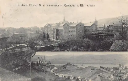 A107 Deutschland 1909 St Anna Kreuzgang N Gesamtansicht Remagen a Rh Postkarte