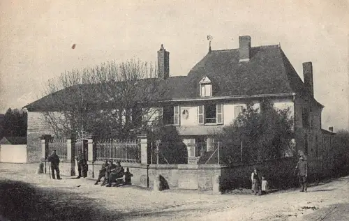 A110 Deutsches Soldatenhaus Zaun 1. Weltkrieg Champagner-Kamerad Serie Feldpostkarte