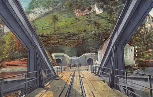 L083 Bosnien Herzegowina Sarajevo Grenztunnel Vintage Postkarte
