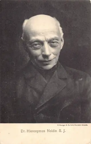 Portrait Dr. Hieronymus Noldin SJ Vintage Postkarte