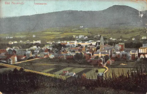 A129 Deutschland 1908 Bad Neuenahr Gesamtansicht Vintage Postkarte