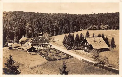 A123 Deutschland Kurhaus Kaltenbronn Hohloh Gernsbach RPPC Vintage Postkarte