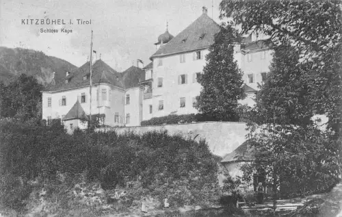 A121 Österreich 1910 Kitzbühel i Tirol Schloss Kaps Schloss Vintage Postkarte