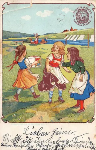 A126 Künstlerkarte Remys Staerke Fabrik-Marke in Holland Reklame Litho Postkarte