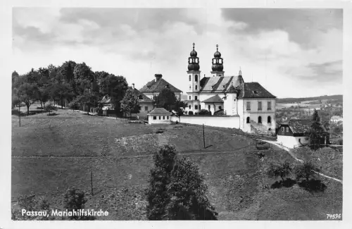 A123 Deutschland Passau Marianhilfskirche Kirche Vintage Postkarte