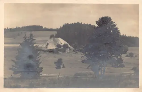 Deutschland Schwarzwaldhaus bei Hinterzarten Vintage Postkarte