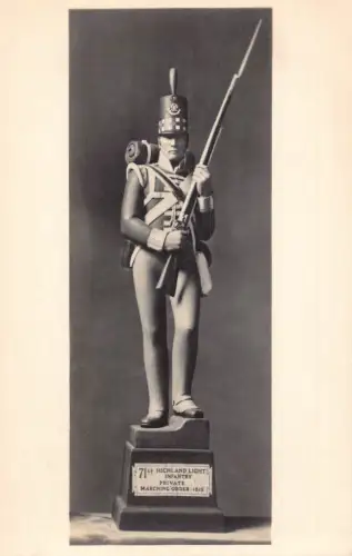 Edinburgh Castle Museum Statue Uniform Type 71 Highland Light Infantry Postkarte