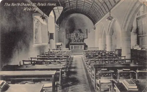 England 1913 North Chapel St Peter's Home Woking Vintage Postkarte